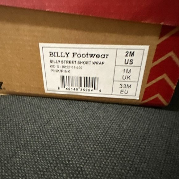 GIRLS PINK BILLY SHOES SIZE2 - Picture 1 of 2